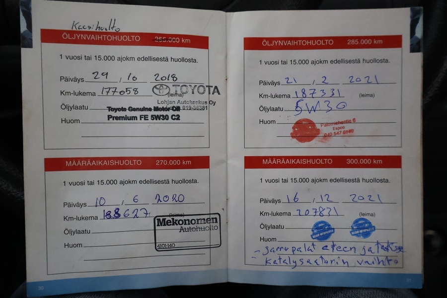 Toyota Corolla vaihtoauto