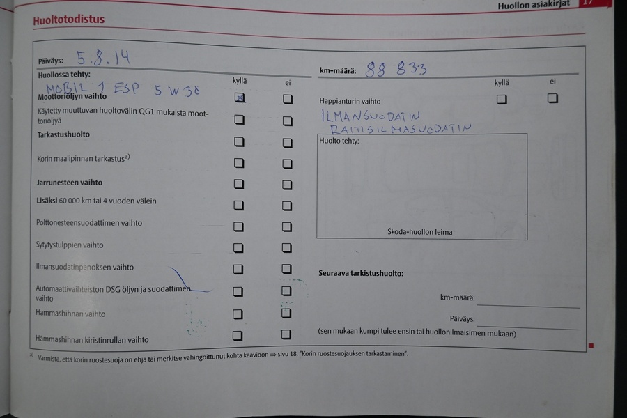 Skoda Octavia vaihtoauto