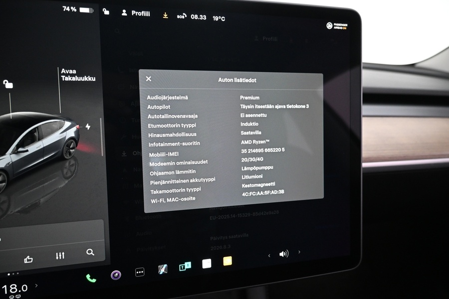 Tesla Model 3 vaihtoauto
