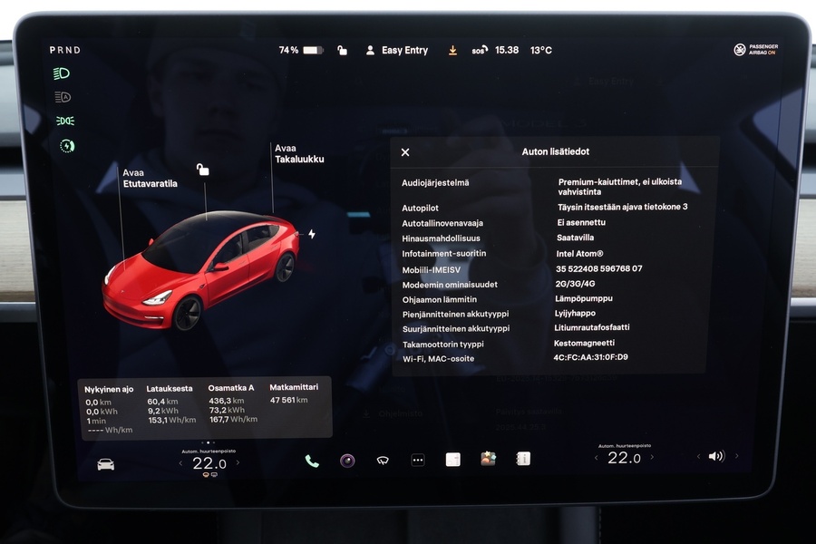 Tesla Model 3 vaihtoauto