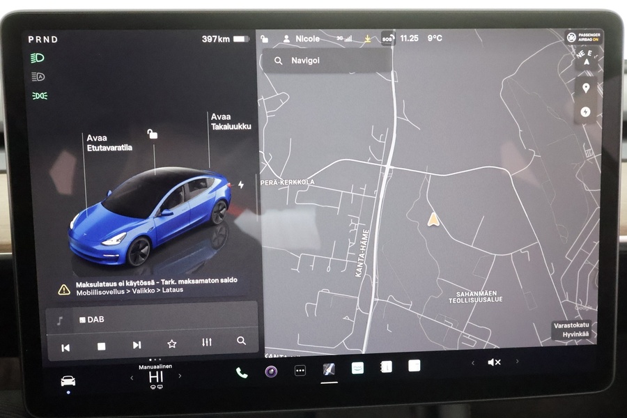 Tesla Model 3 vaihtoauto