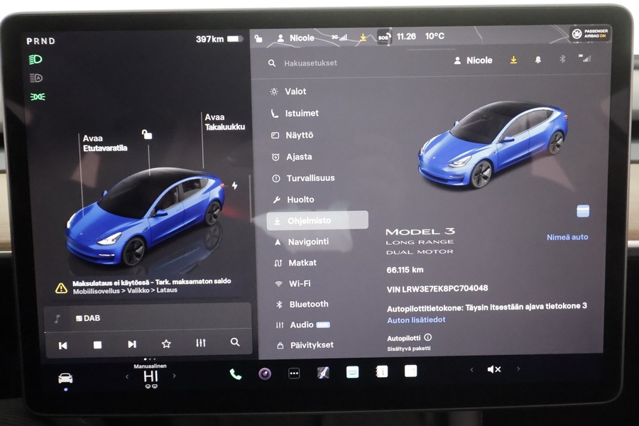 Tesla Model 3 vaihtoauto