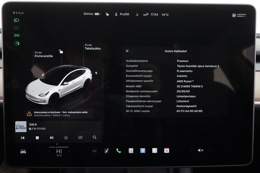 Tesla Model 3 vaihtoauto