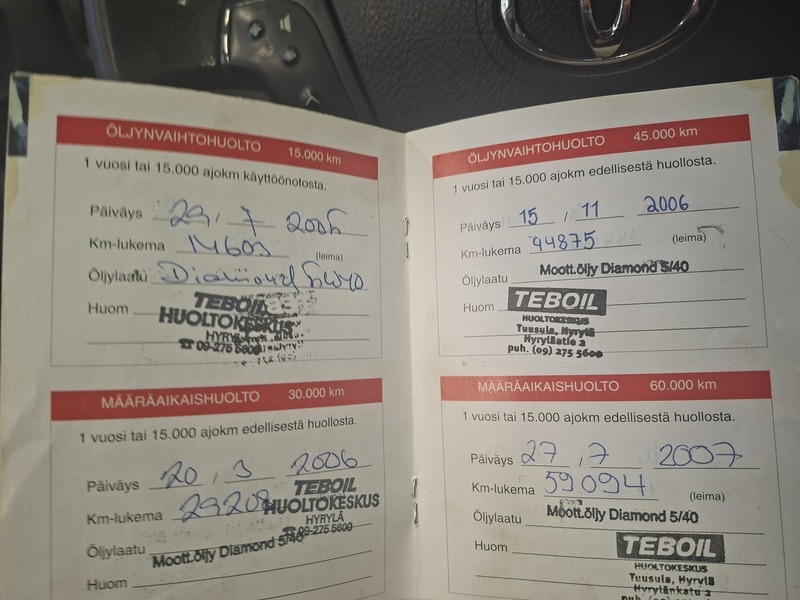 Toyota Avensis vaihtoauto