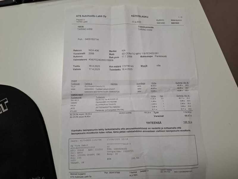 Kia Cerato vaihtoauto