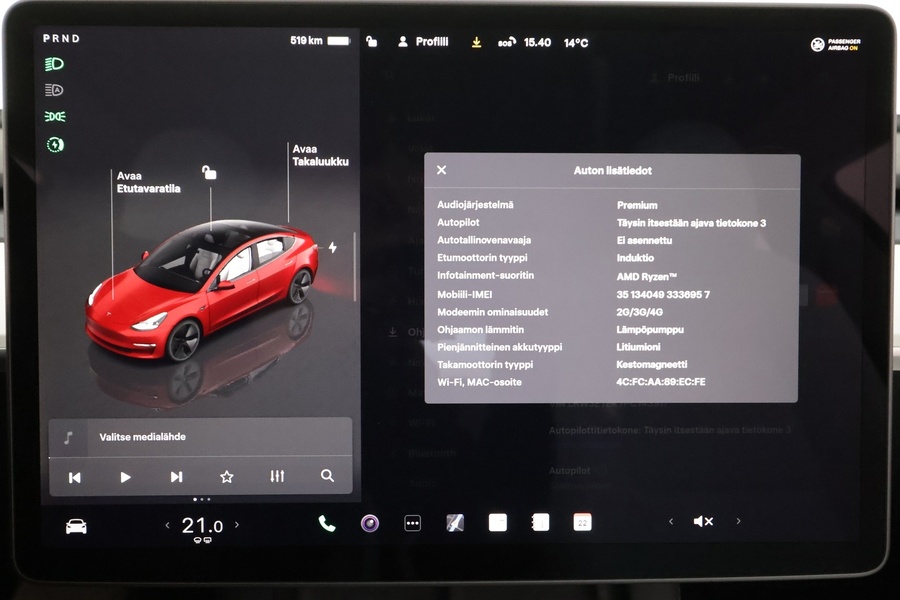 Tesla Model 3 vaihtoauto