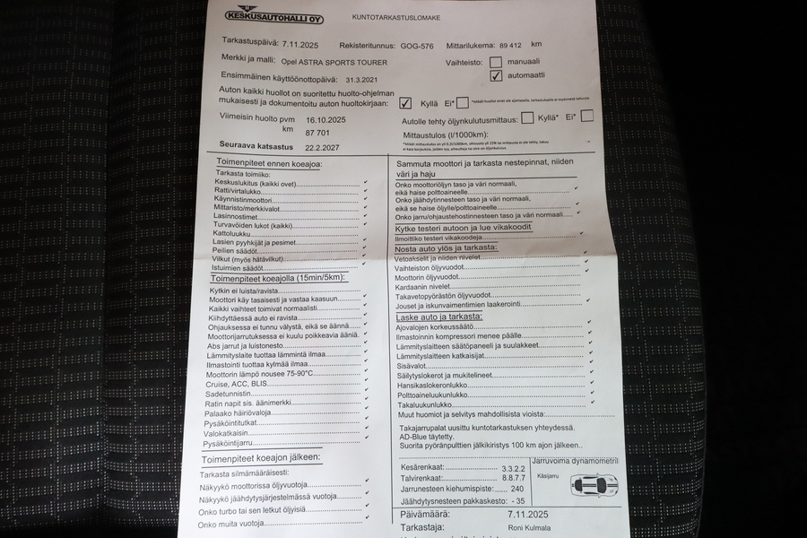 Opel Astra vaihtoauto