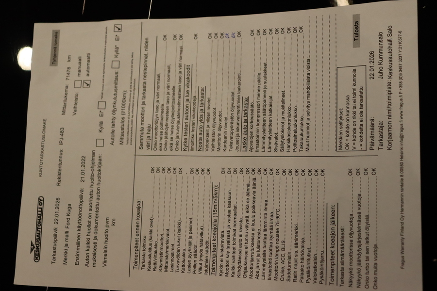 Ford Kuga vaihtoauto