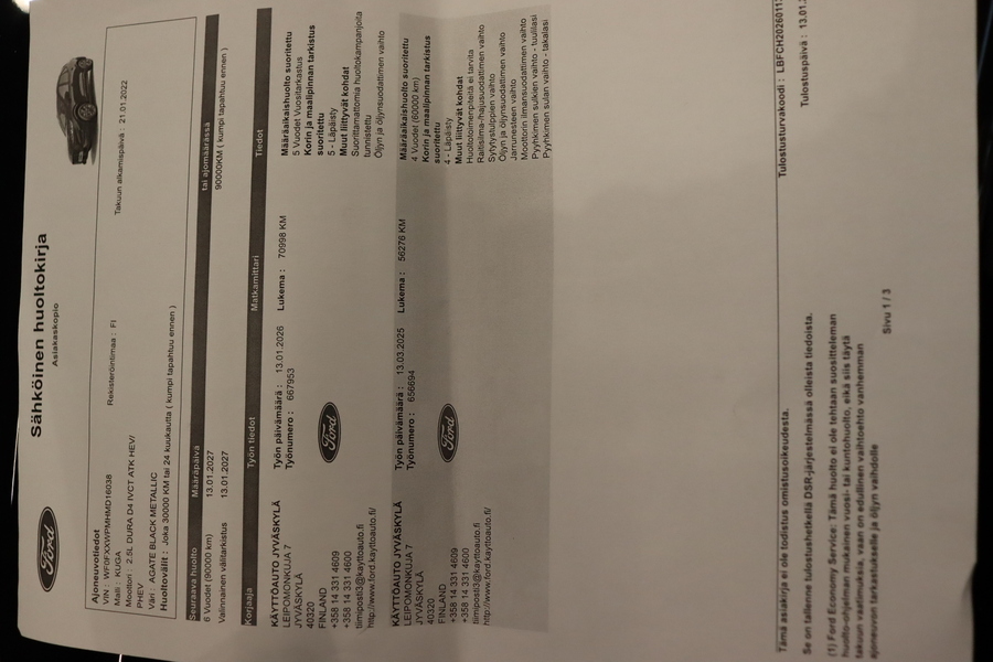 Ford Kuga vaihtoauto