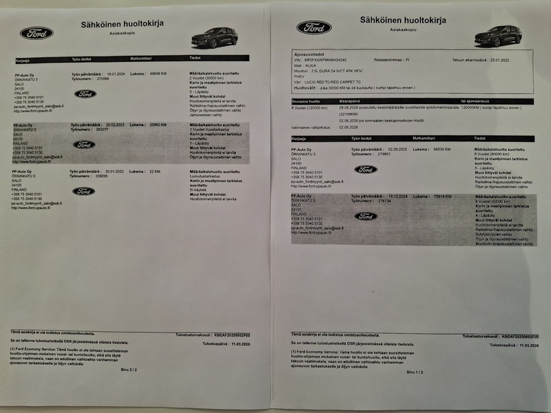 Ford Kuga vaihtoauto