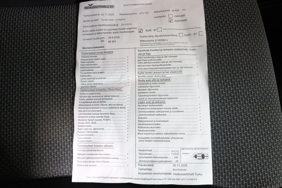 Toyota Yaris vaihtoauto