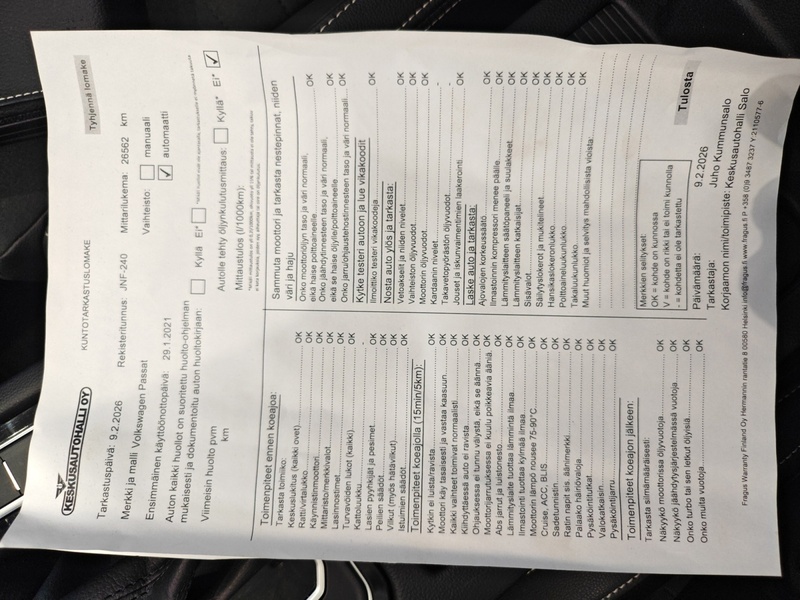 Volkswagen Passat vaihtoauto