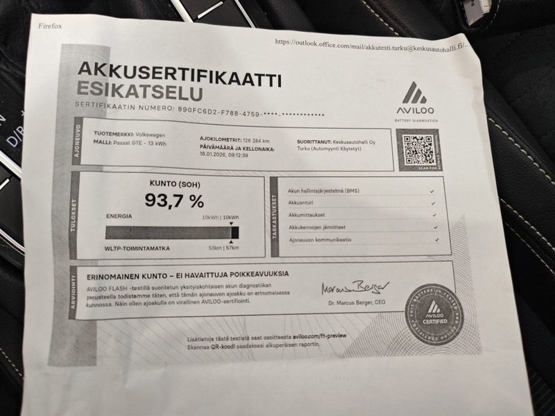 Volkswagen Passat vaihtoauto