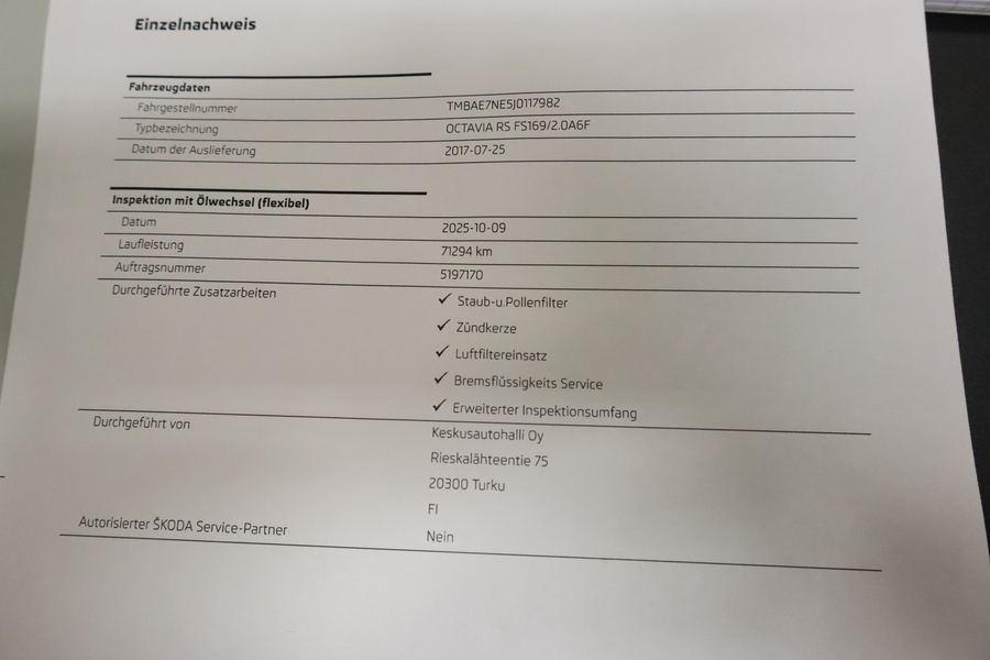 Skoda Octavia vaihtoauto