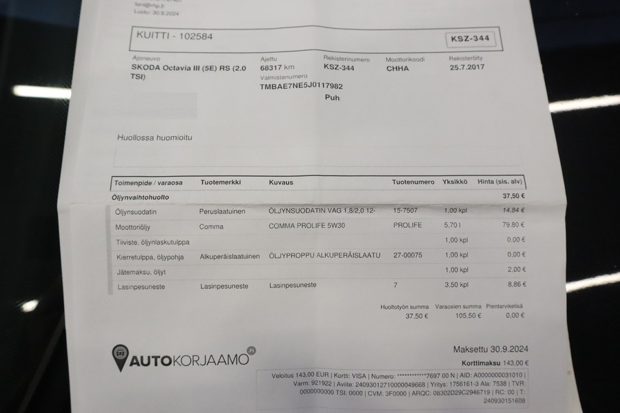 Skoda Octavia vaihtoauto