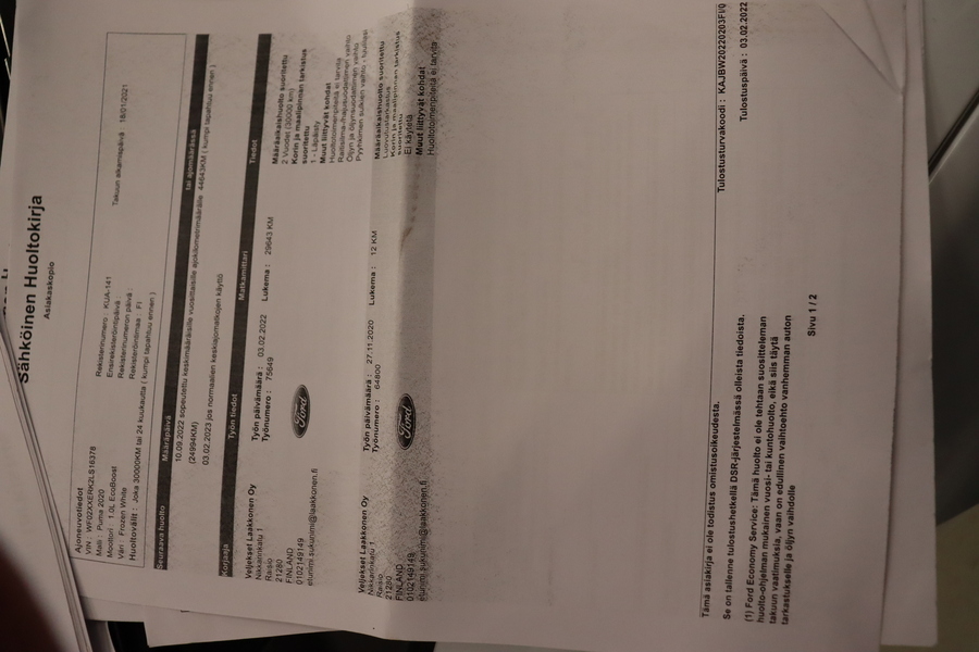 Ford Puma vaihtoauto