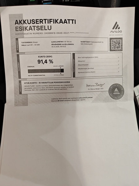 Nissan Leaf vaihtoauto