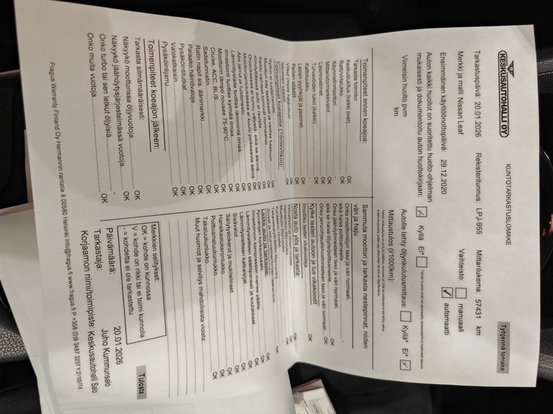 Nissan Leaf vaihtoauto