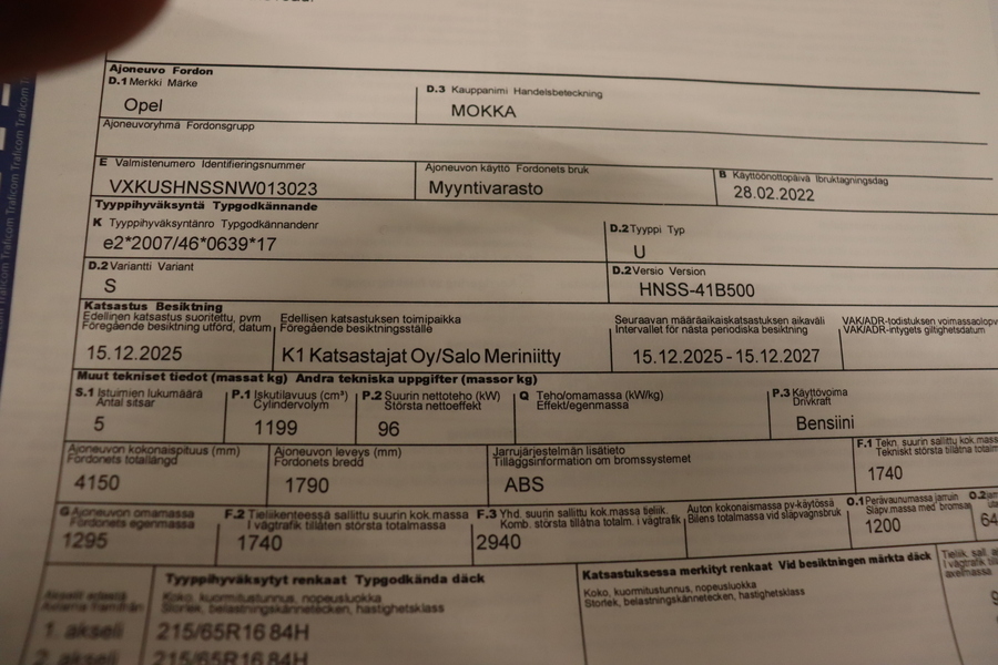 Opel Mokka vaihtoauto