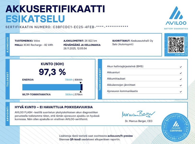 Volvo EX40 vaihtoauto