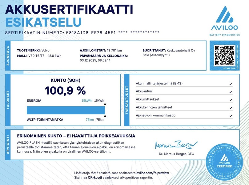 Volvo V60 vaihtoauto