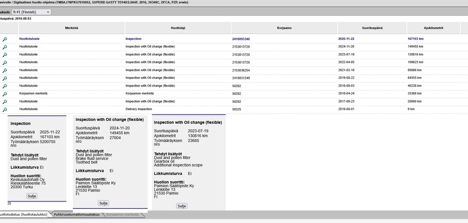 Skoda Superb vaihtoauto