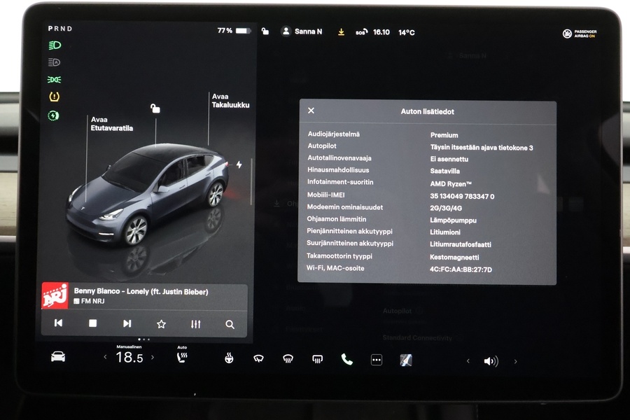 Tesla Model Y vaihtoauto