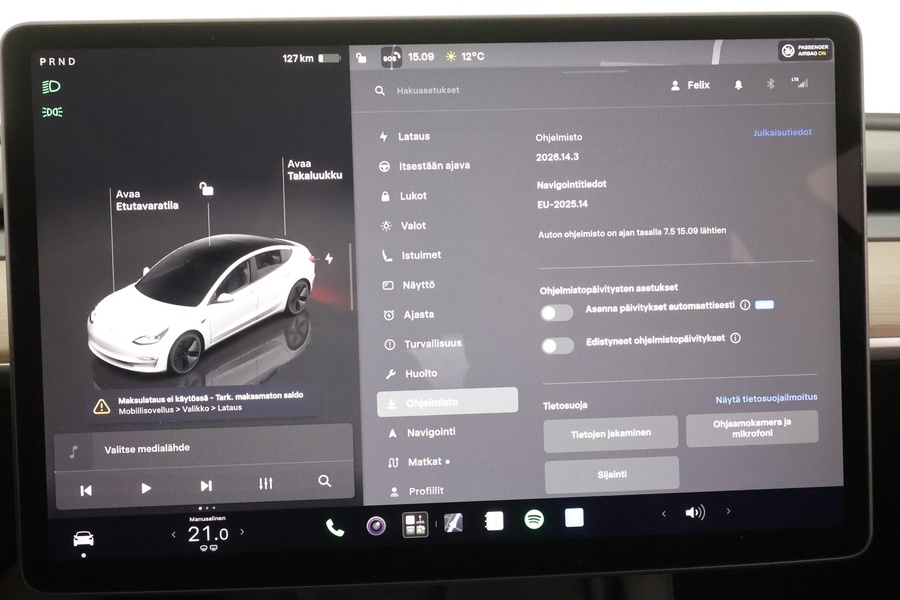 Tesla Model 3 vaihtoauto