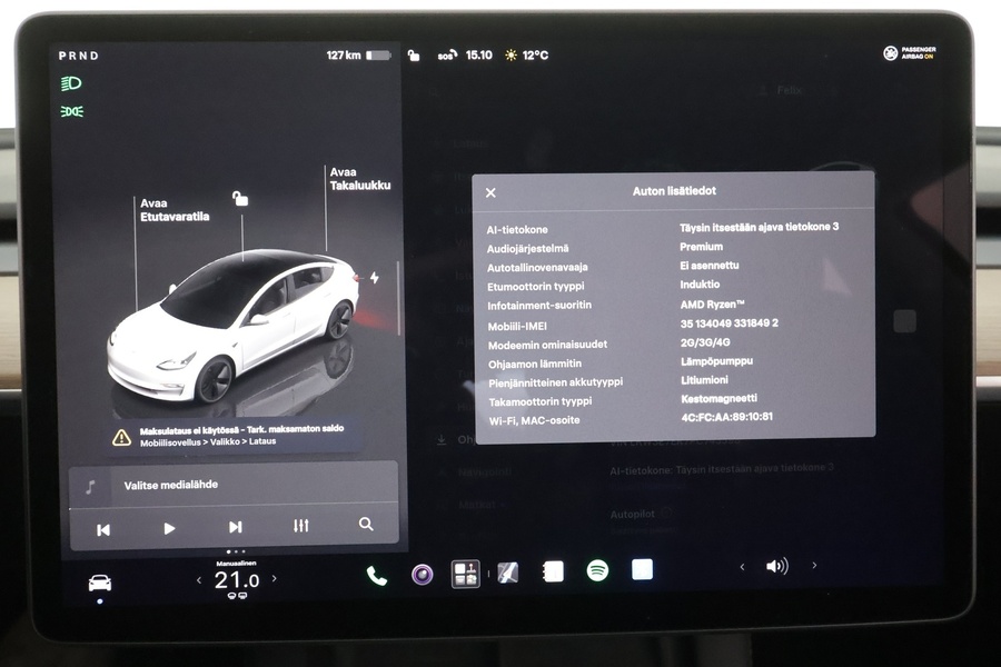 Tesla Model 3 vaihtoauto