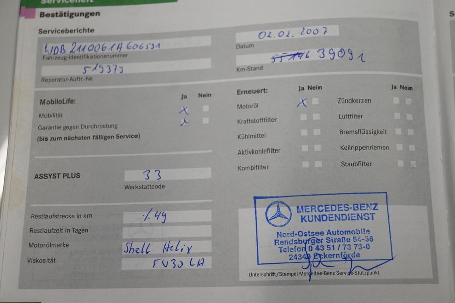 Mercedes-Benz E vaihtoauto