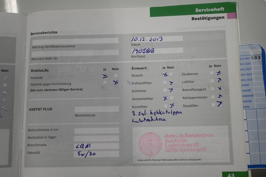 Mercedes-Benz E vaihtoauto