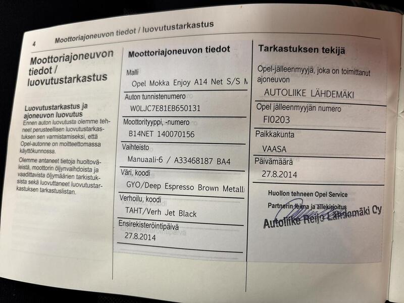 Opel Mokka vaihtoauto