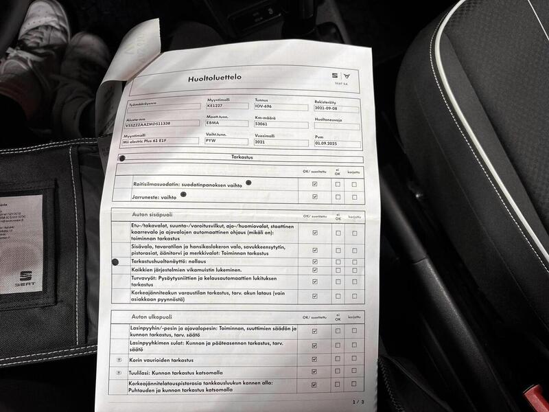 SEAT Mii electric vaihtoauto