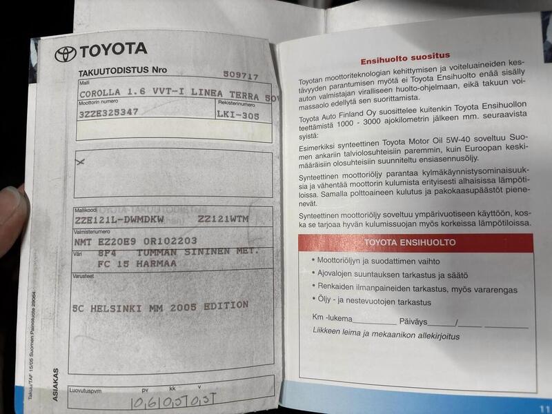 Toyota Corolla vaihtoauto