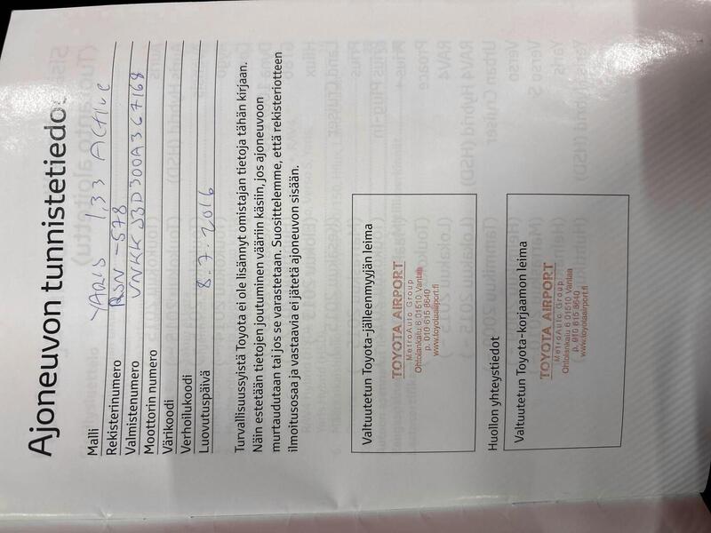 Toyota Yaris vaihtoauto