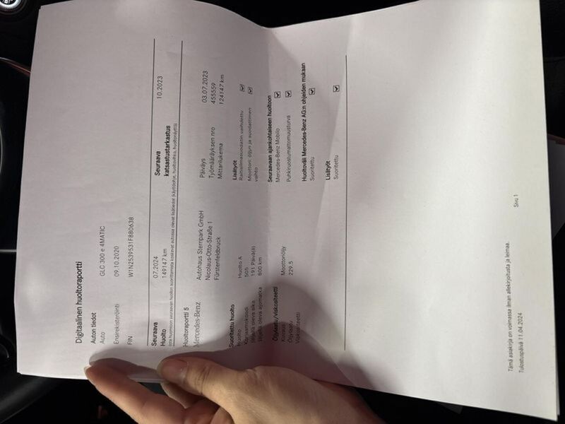 Mercedes-Benz GLC vaihtoauto