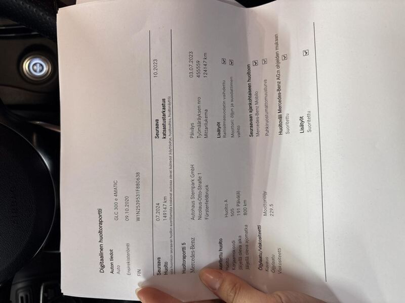 Mercedes-Benz GLC vaihtoauto