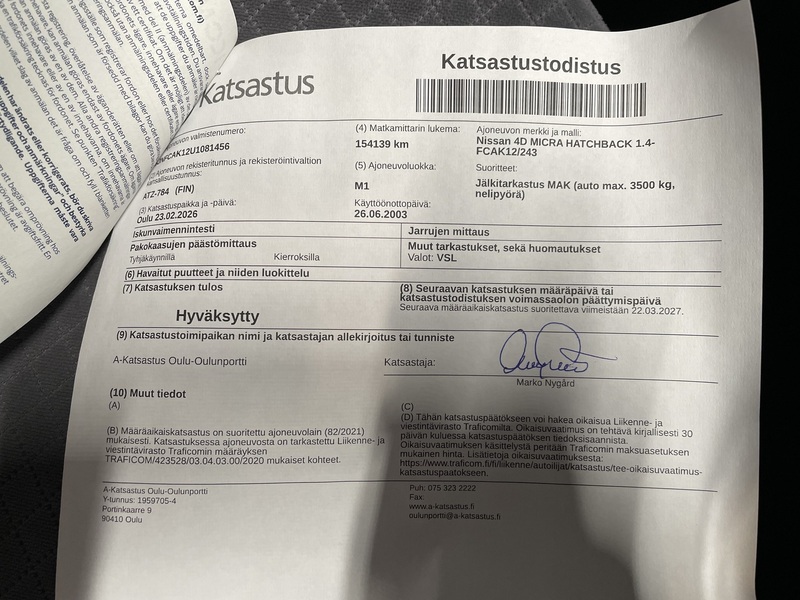 Nissan Micra vaihtoauto