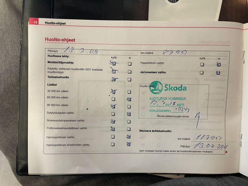 Skoda Octavia vaihtoauto
