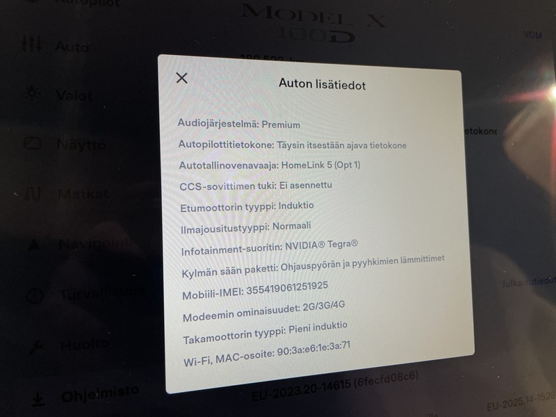 Tesla Model X vaihtoauto