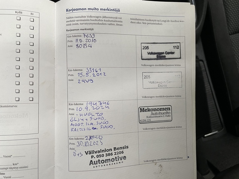 Volkswagen Golf vaihtoauto