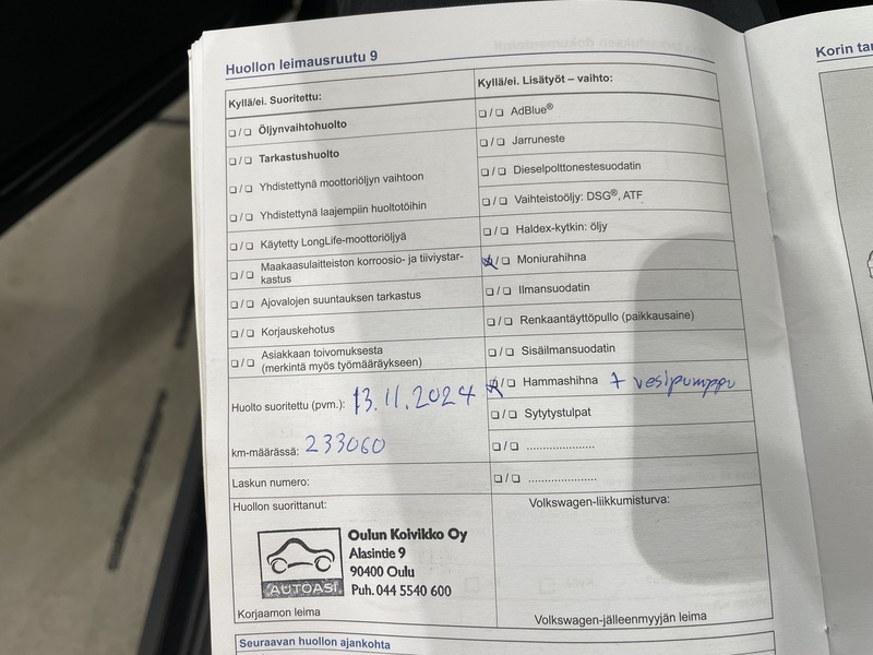 Volkswagen Passat vaihtoauto