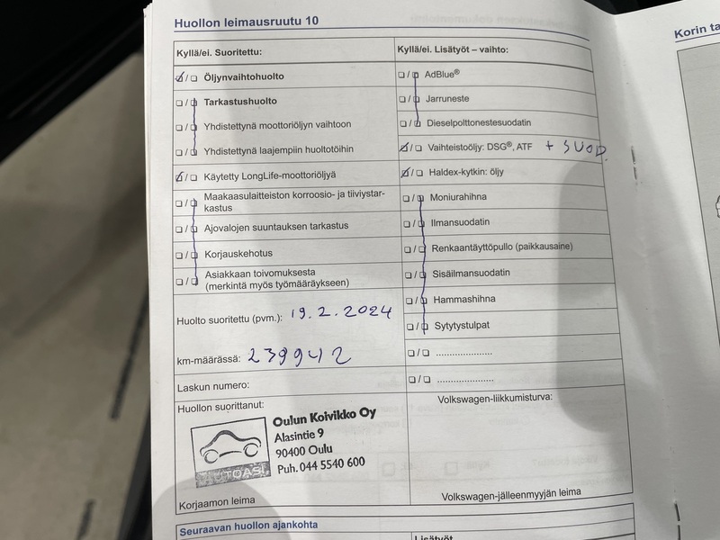 Volkswagen Passat vaihtoauto