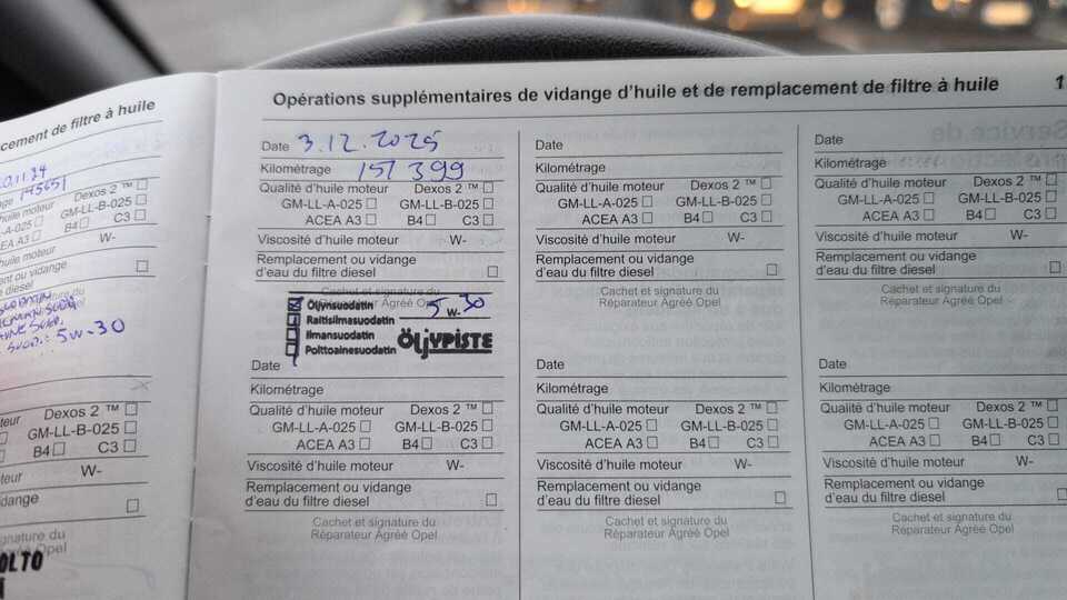 Opel Zafira vaihtoauto