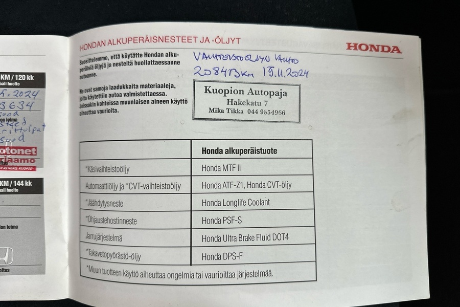 Honda Civic vaihtoauto