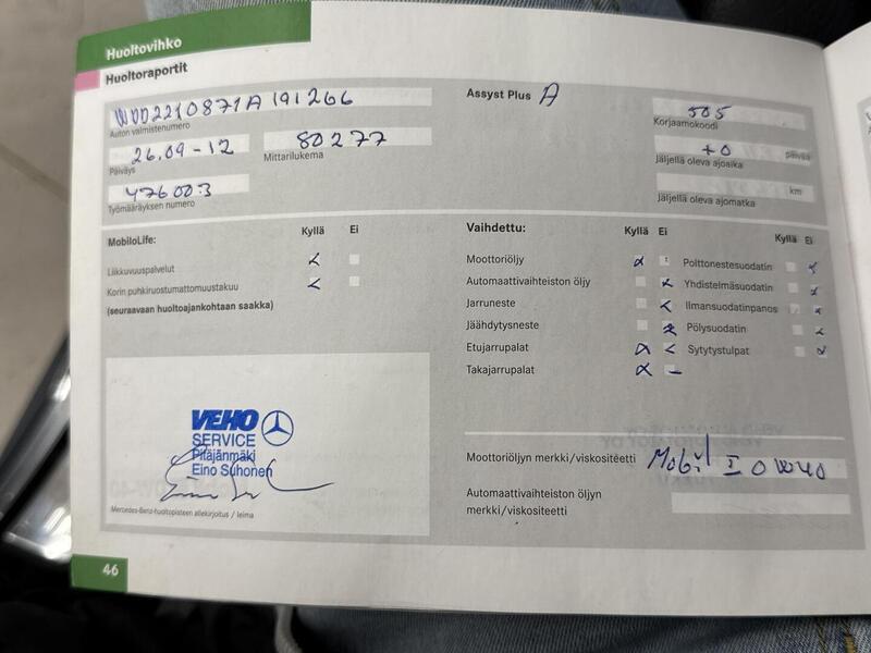 Mercedes-Benz S vaihtoauto