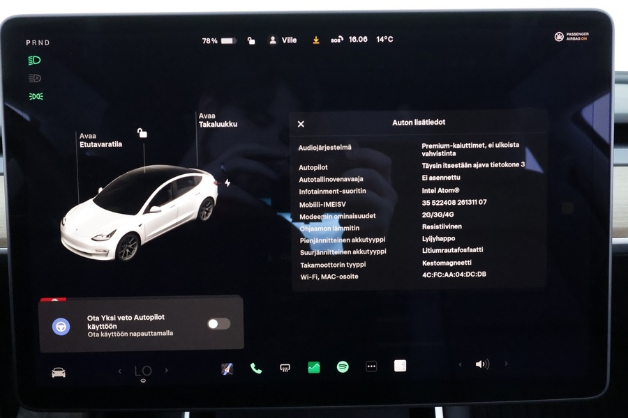 Tesla Model 3 vaihtoauto