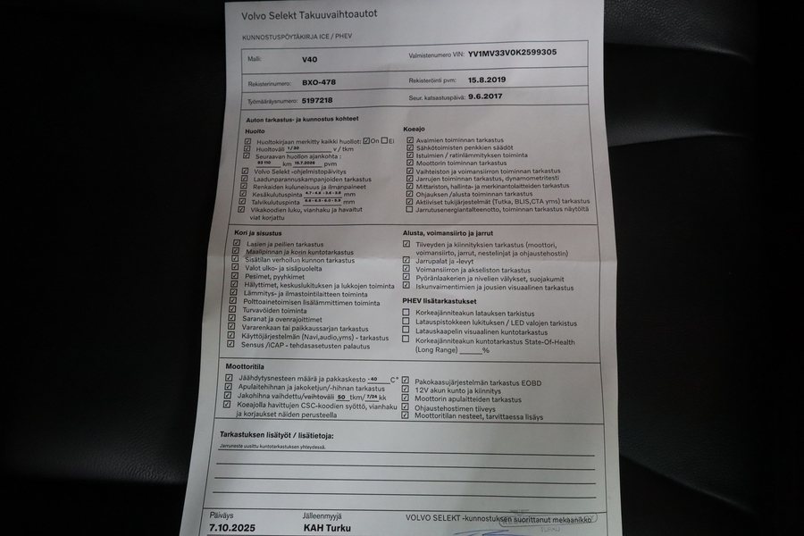 Volvo V40 vaihtoauto