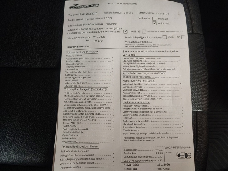 Hyundai Veloster vaihtoauto