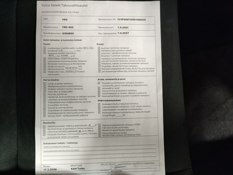 Volvo V90 vaihtoauto